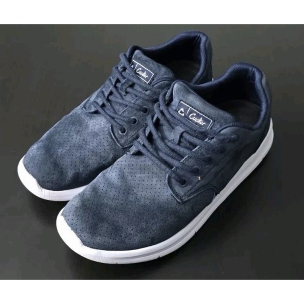 Cuater‎ By Travis Mathew The Daily Golf Shoes Mens 8.5  Blue Suede Spikeless